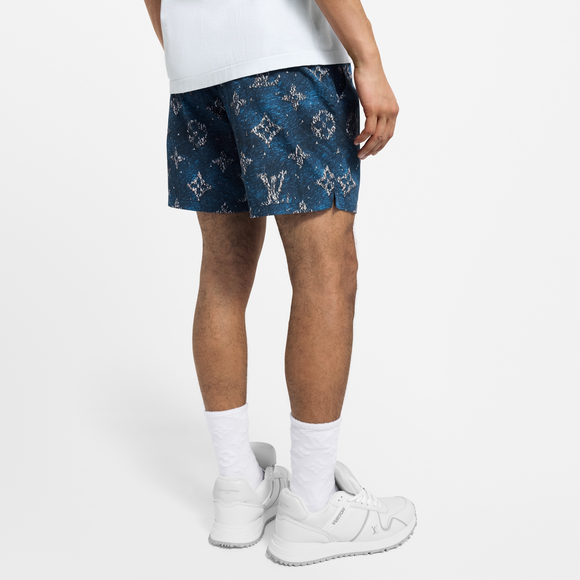 Printed Monogram Swim Shorts - Ready-to-Wear | LOUIS VUITTON